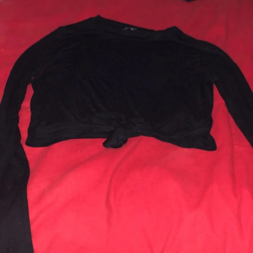 Cute long sleeve crop top!